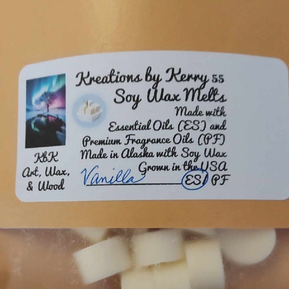 Vanilla Essential Oil Soy Wax Melts
